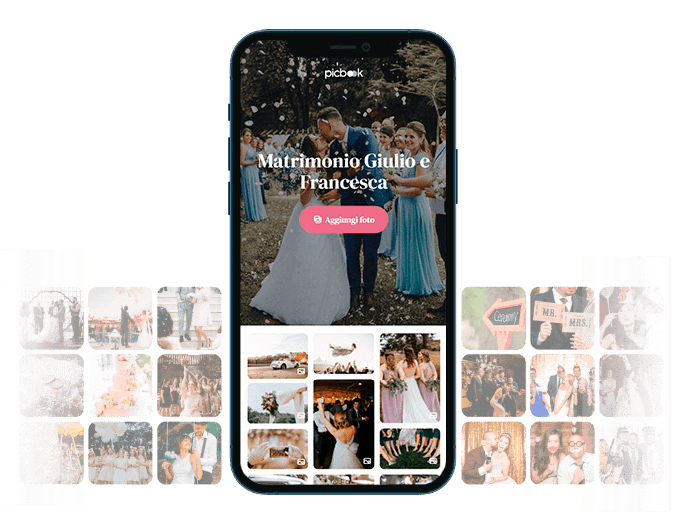 Picbook - Foto e video invitati matrimonio