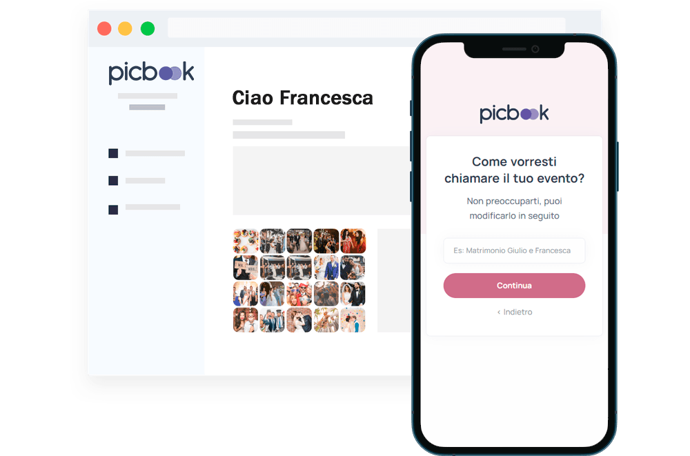Picbook - Foto e video invitati matrimonio