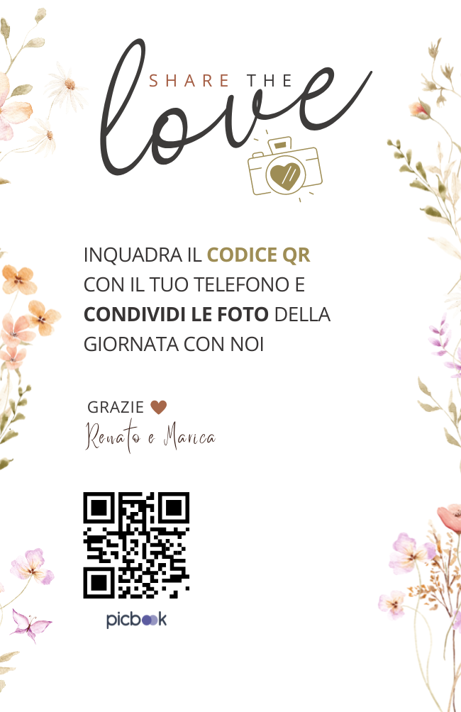 QR Code Canva Cornice da tavolo 5x7