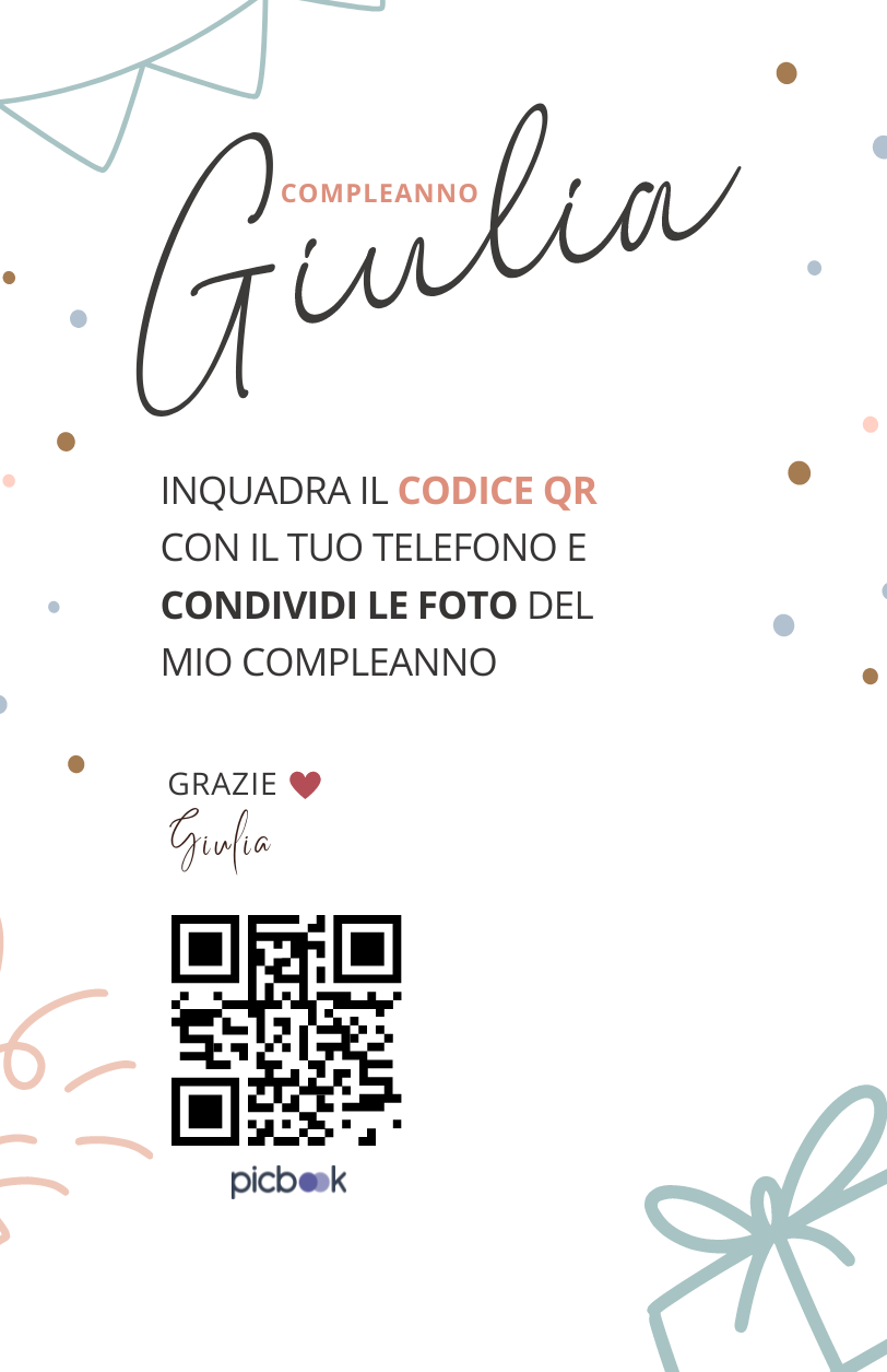 QR Code Canva Cornice da tavolo 5x7