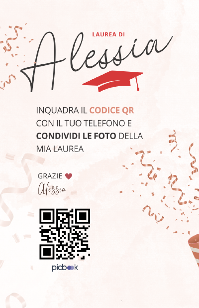 QR Code Canva Cornice da tavolo 5x7