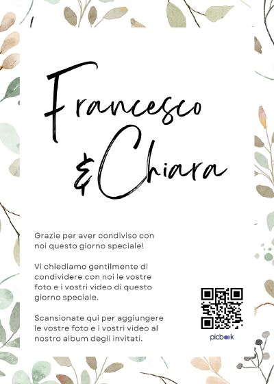 QR Code Canva Cornice da tavolo 5x7